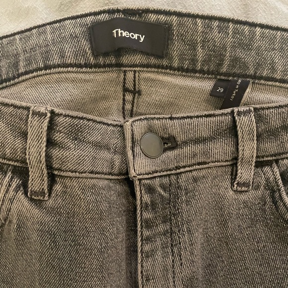 Theory Black Light Wash Jeans - Picture 5 of 5